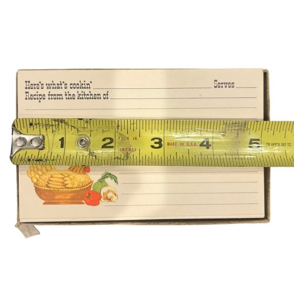 VTG New Here's What's Cooking W Chickens Mixed W Others Recipe Index Cards W Box - Picture 6 of 9